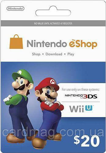 Карта поповнення Nintendo eShop Card $20 (USA)