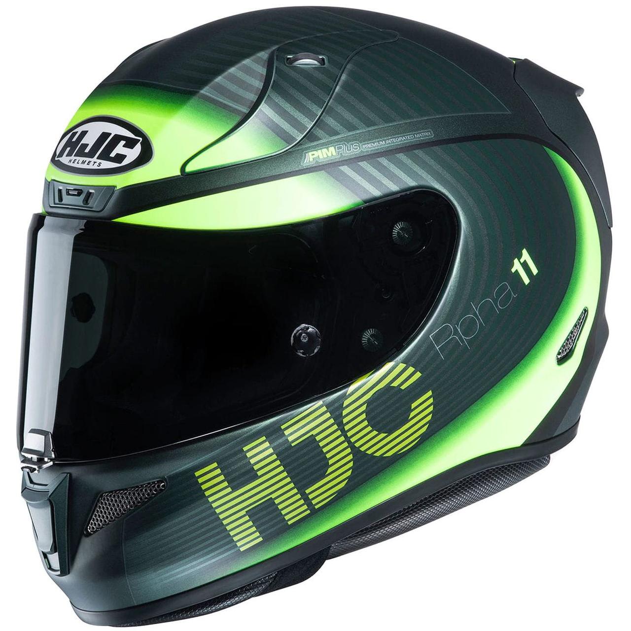 Мотошолом HJC RPHA 11 Bine (зелений)