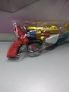 Дитячий іграшковий пістолет з прицілом стріляє пістонами
