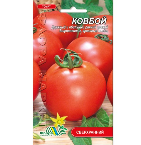 Насіння Томат Ковбой червоний надранній 0.1 г, фото 1