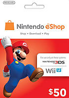 Карта пополнения Nintendo eShop Card $50 (USA)