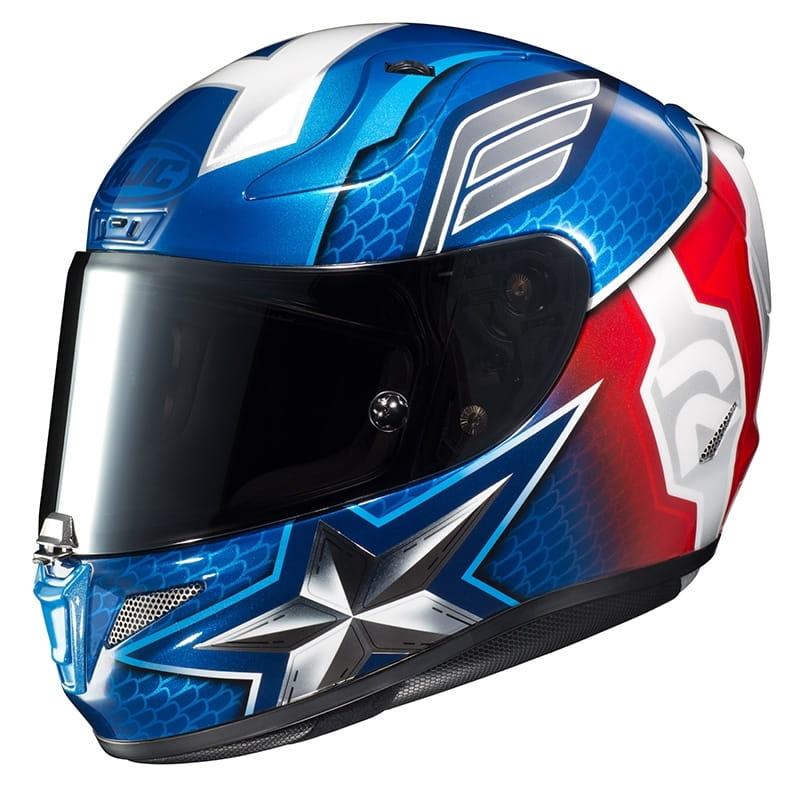 Мотошлем HJC RPHA 11 Captain America Avengers