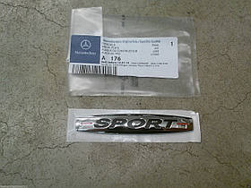 Mercedes CLA C117 2013-2019 значок емблема Sport на крило переднє Нова Оригінал