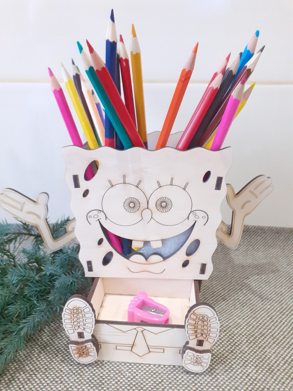Підставка-органайзер дитячий " Губка Боб"., фото 1