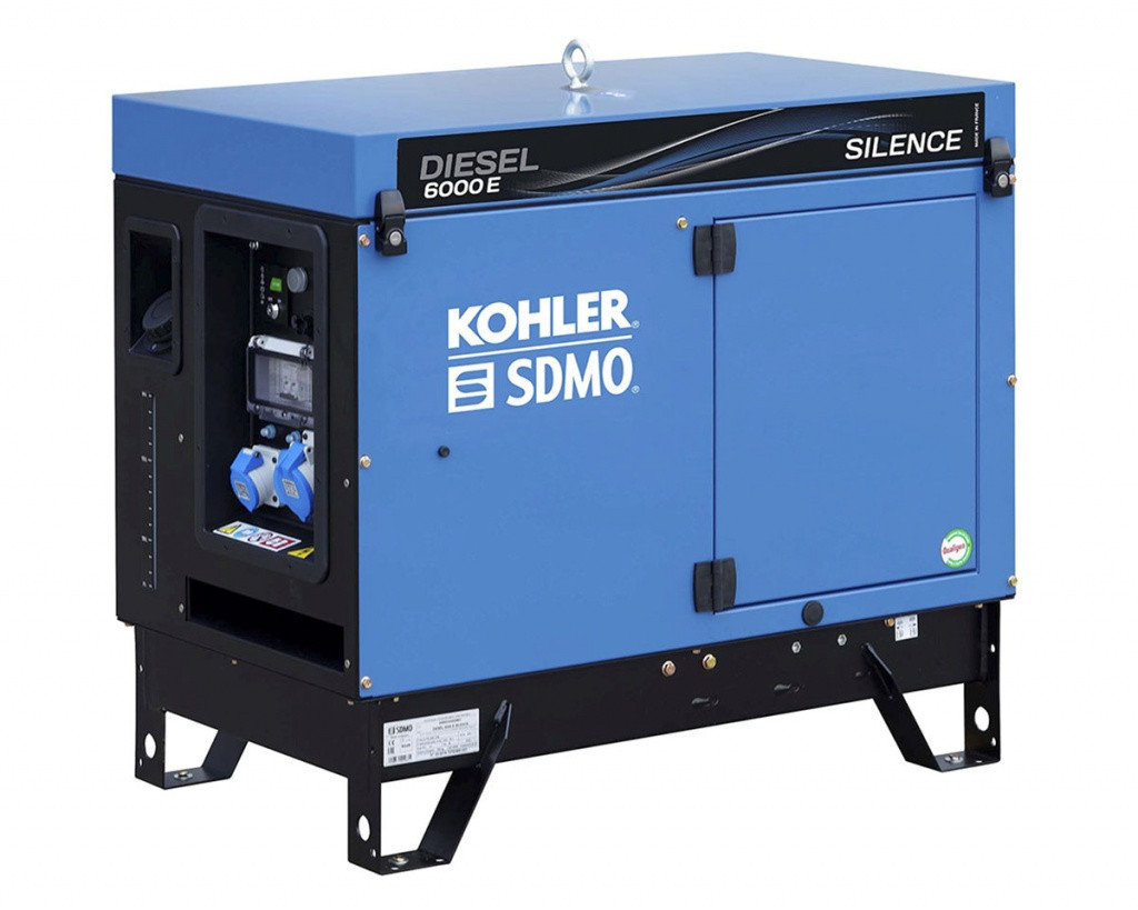 Дизельний генератор SDMO 6000 E SILENCE (5.2 кВт)