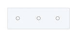 Розумний сенсорний прохідний/перехресний вимикач 3 сенсора (1-1-1) Livolo білий скло (VL-C703SZ-11), фото 3