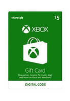 Xbox Live Gift Card на 5$ (USD), US/USA - регион