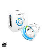 Розетковий вимикач із лічильником електроенергії FIBARO Wall Plug Тип E — FIBEFGWPE-102-5, фото 3