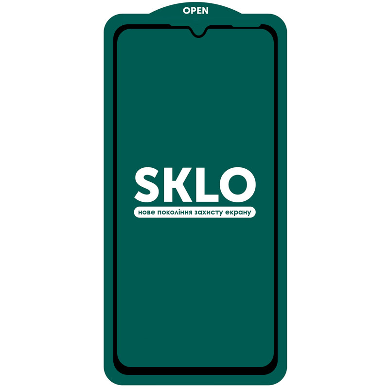 Захисне скло SKLO 5D (full glue) для Samsung Galaxy A20 / A30 / A30s / A50 / A50s