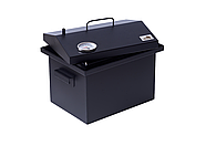 Коптильня з гідрощатворогом для горячого копчення Smoke House M Thermo термометром, фото 2