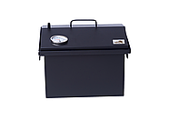 Коптильня з гідрощатворогом для горячого копчення Smoke House M Thermo термометром, фото 4