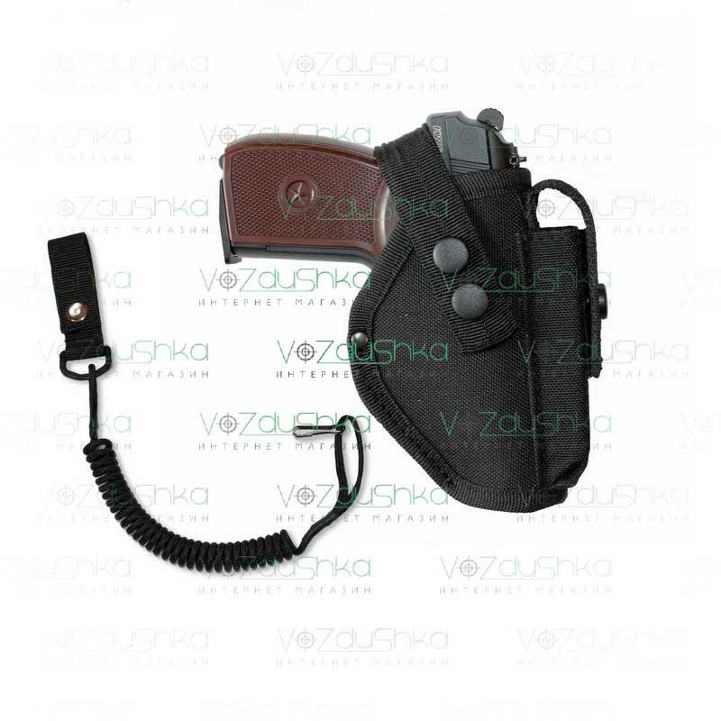 Поясна кобура для ПМ з чохлом для магазину + тренчик