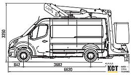 Автовишка France Elévateur 122F на шасі RENAULT Master 125dCI, фото 2