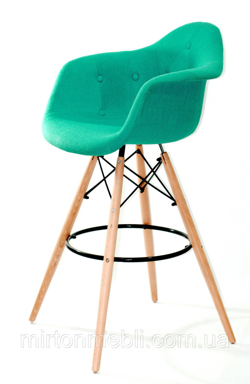 Барное кресло Leon Soft Wool, бирюзовый - фото 3 - id-p1124821025