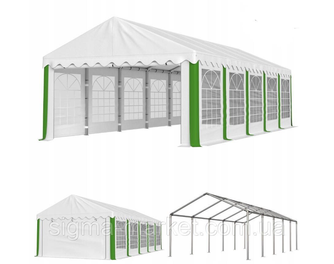 Павильон BASIC 5 x 8 m PE240g с окнами Польша