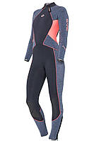 Гідрокостюм Bare Evoke Full Womens Coral 5 mm чорно-сірий Чорно-сірий 6
