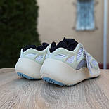 Жіночі та чоловічі кросівки Adidas Yeezy 700 V3 білий з сірим. Живе фото. (топ ААА+), фото 4