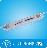 LED модуль RISHANG SMD2835 0,72W 3Led 12V (IP65) 6000K White