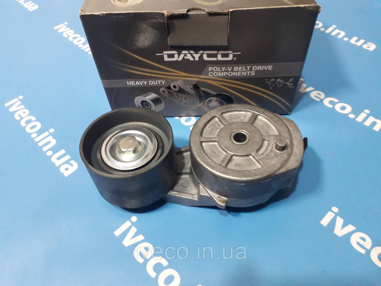 Ролик натяжний Iveco Trakker EUROSTAR EUROTECH Stralis Івеко 504046191 99436331 99471920 APV1048 DAYCO