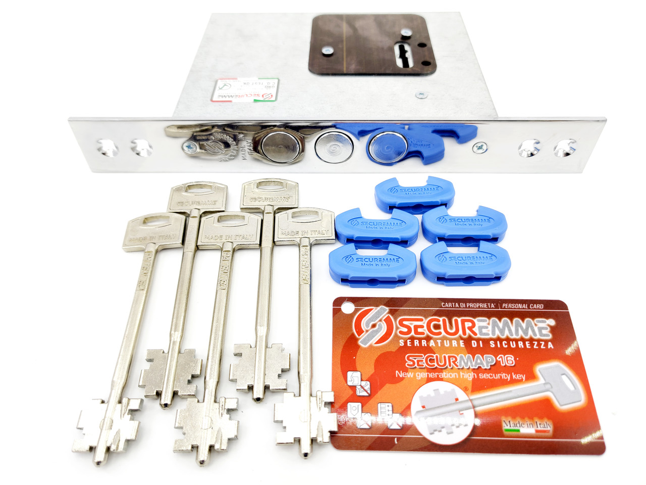 замок врезной сувальдный securemme 2019