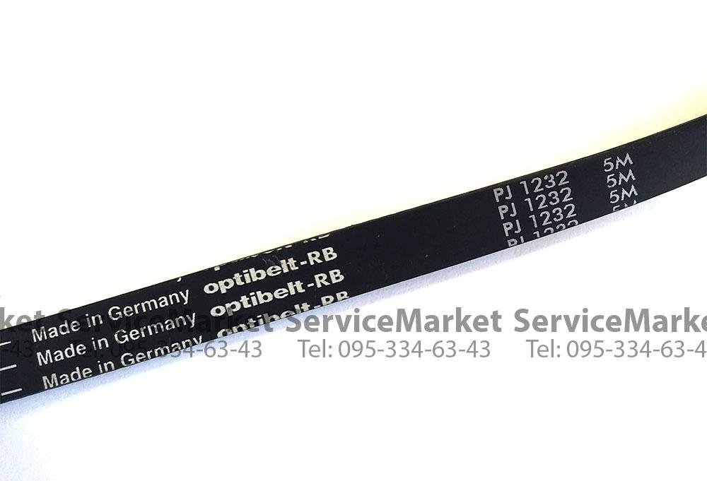 Ремінь для пральної машини 1232 PJ чорний Optibelt