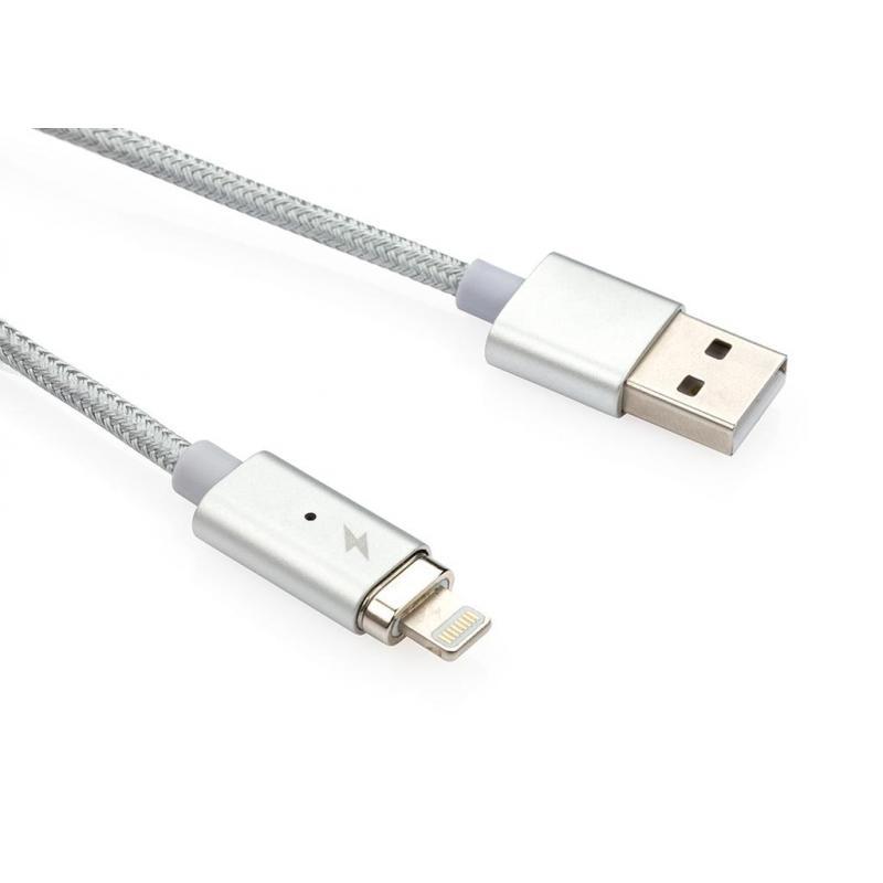 Дата кабель USB 2.0 AM to Lightning 1.0m Vinga (Magnetic Lightning)