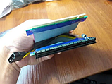 Шлейф Riser , Райзер PCI-E 16x -> 16x гнучкий з харчуванням MOLEX , подовжувач перехідник, фото 3