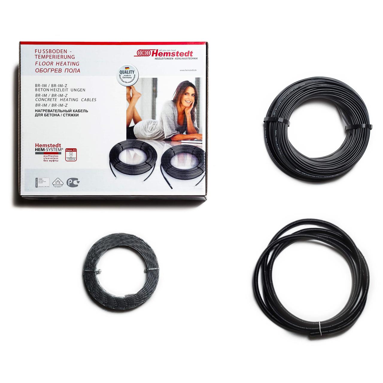 Тепла підлога під плитку (двожильний кабель) Hemstedt Di Si R 1800 Вт (12 м2), фото 1