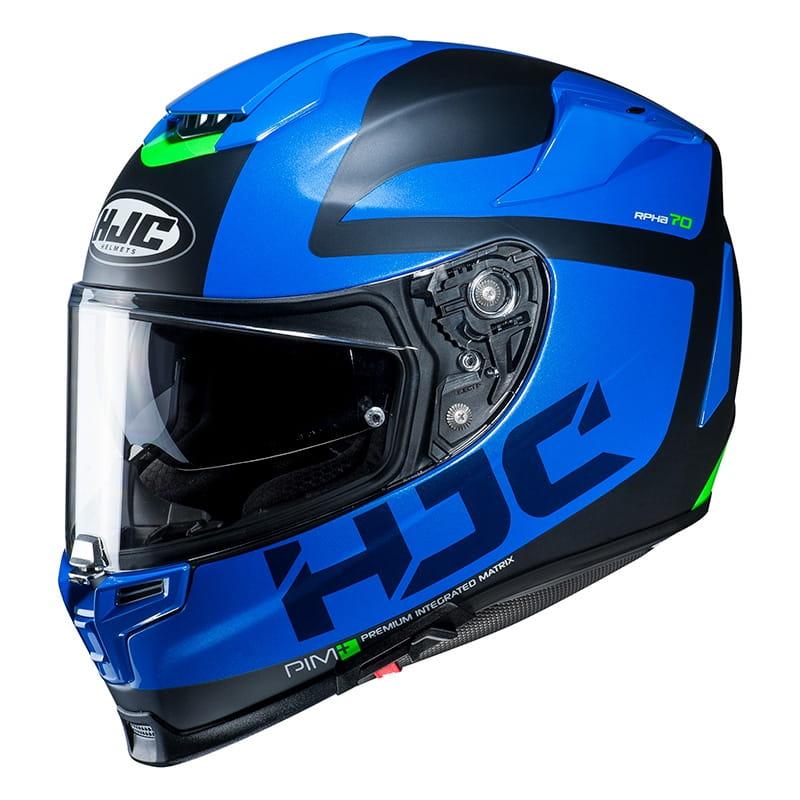 Мотошолом HJC RPHA 70 Balius (синій)