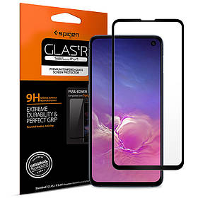 Захисне скло Spigen для Samsung Galaxy S10e GLAS.tR Full Cover, Black