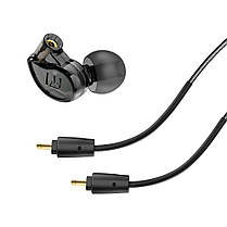 Навушники вакуумні з мікрофоном MEE audio M6 PRO 2nd Gen BT (Bluetooth) Black, фото 3