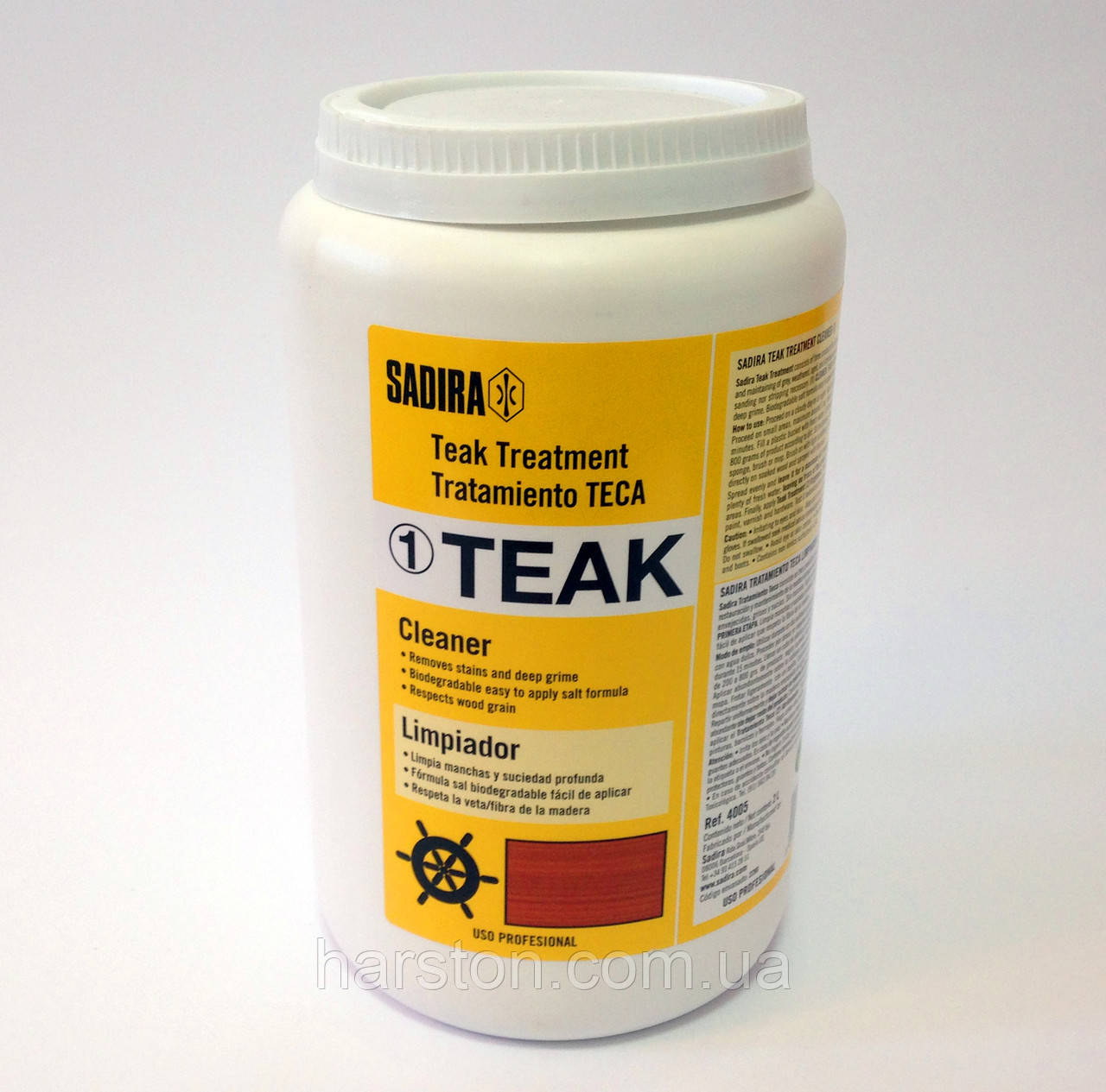Засіб для чищення тика Sadira Teak Treatment 1. Очисник, 2 л.