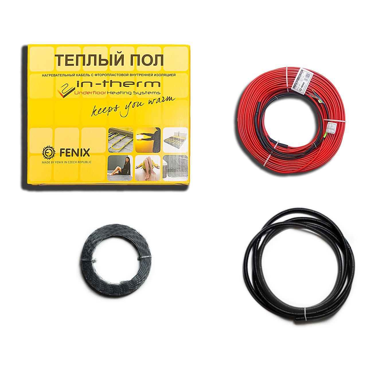 Електрична тепла підлога під плитку In-Therm ECO 550 Вт (2,7-3,8 м2) нагрівальний теплий кабель