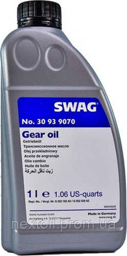Трансмиссионное масло для DSG 6 SWAG Gear Oil for direct shift gearbox ...