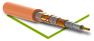 Електрична тепла підлога (двожильний кабель) в стяжку Volterm HR18 2300 Вт (13,0-16,3 м2), фото 2