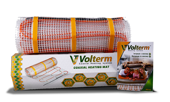 Нагрівальний мат під плитку (тепла підлога) Volterm Hot Mat 1700 Вт (9,8м2)