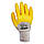 Рукавички трикотажні з нітриловим покриттям (жовті) Sigma (9443441), фото 2