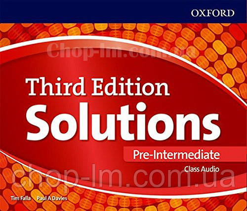 Solutions Third Edition Pre-Intermediate Class Audio / Аудіо диск, фото 1
