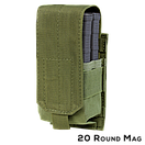 Підсумок для магазину AR10 Condor Single AR10/M14 Mag Pouch - Gen II 191088 Coyote Brown, фото 6