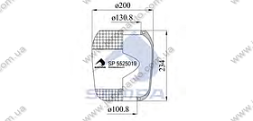 Пневморесора (панчіх) MLF8204 IVECO \41006926 \ SP 5525019