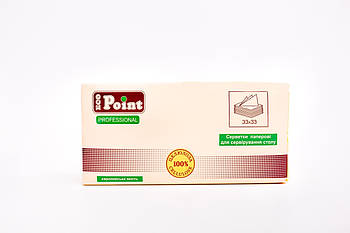 Серветка 2сл 33*33 жовта Eco Point