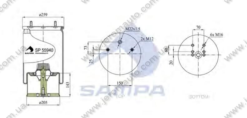 Пневморессора со стаканом в сборе (сталь) BPW 30K 940MB (2 шп.+возд. отв.) (d275x355) \0542942411 SP 55940-K: продажа, цена в Одессе. Пружины, рессоры для техники от "Жером-Авто" 197930435 カインドショック EXAFORM KSP-530 サスペンションシートポスト (シルバー(直径26.8mm)) 109-36014