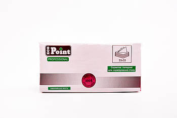 Серветка 3сл 33*33 бордо Eco Point