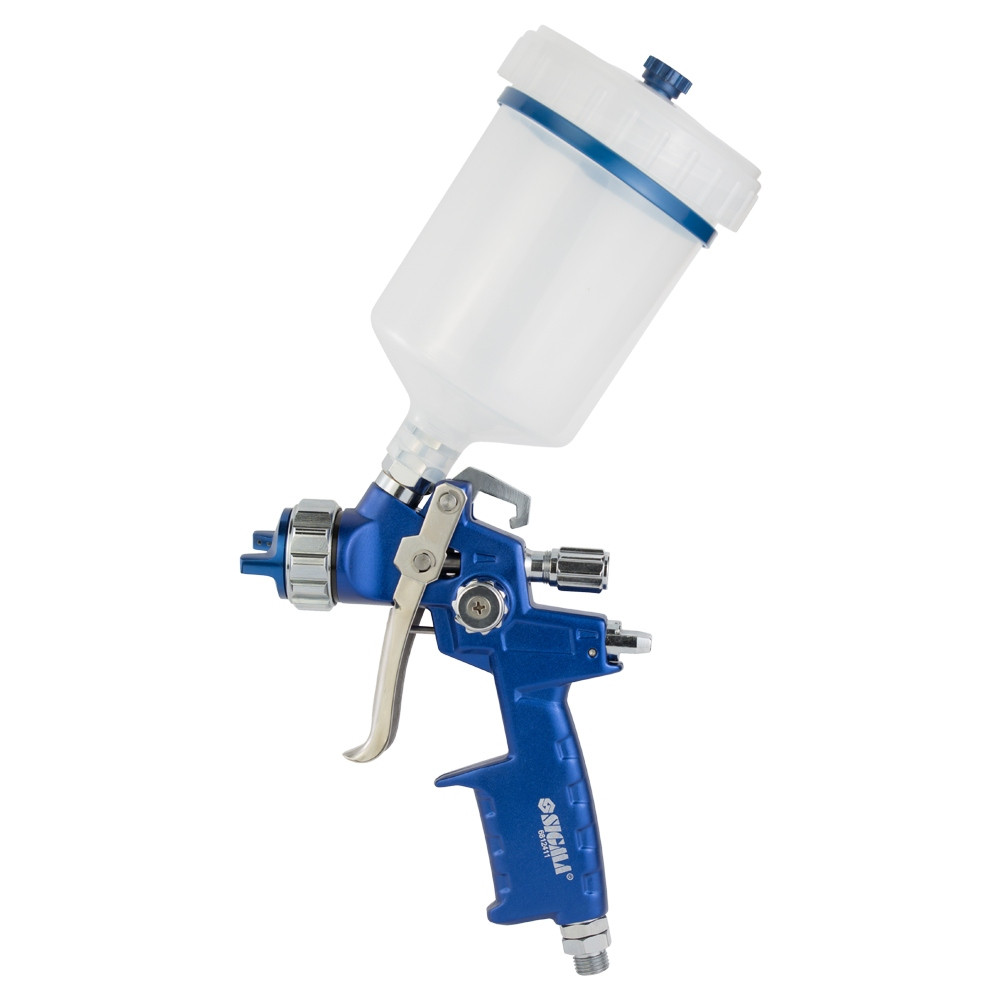 Фарборозпилювач HVLP Ø1.7 мм 170-285л/хв 2.5бар в/б 500 мл (пласт) REFINE (6812411)