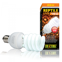 Лампа Exo Terra Hagen Reptile UVB 150 УФ лампа для пустынных животных 26 Вт, E27