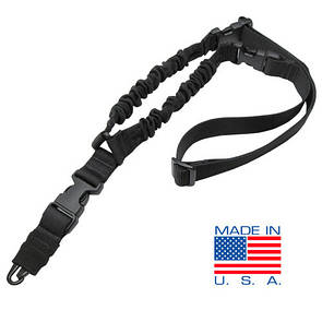 Ремінь стрілецький одноточковий Condor COBRA One Point Bungee Sling US1001 Чорний