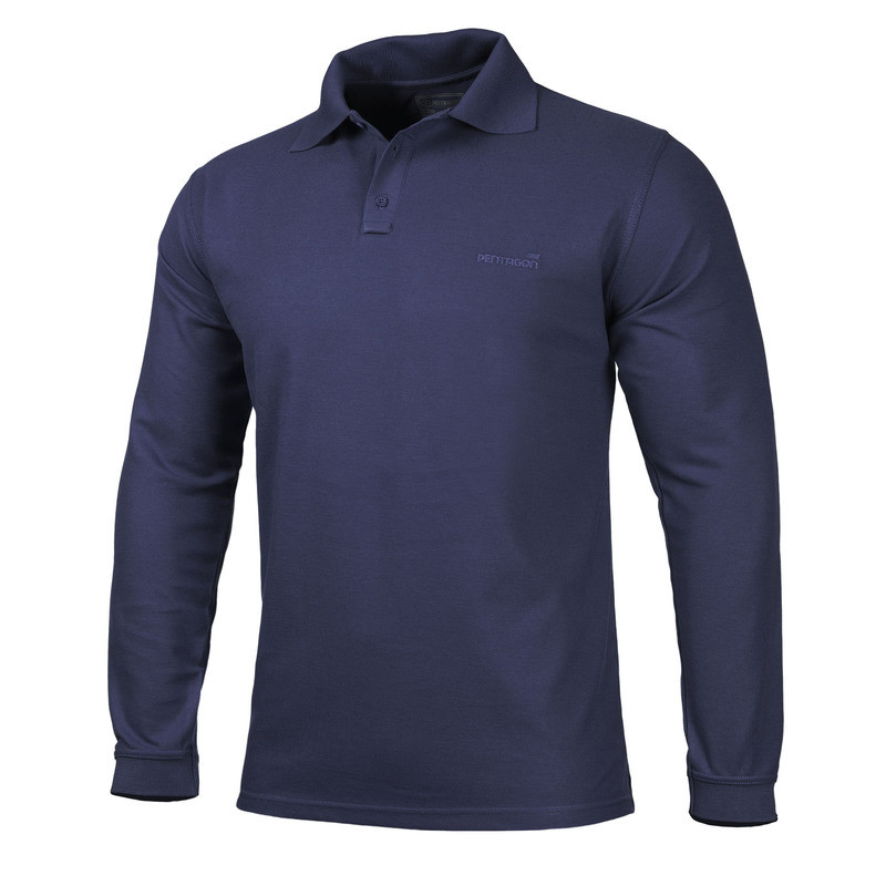 Тактичне поло на довгий рукав Pentagon POLO 2.0 Long Sleeve K09009 X-Large, Синій (Navy)