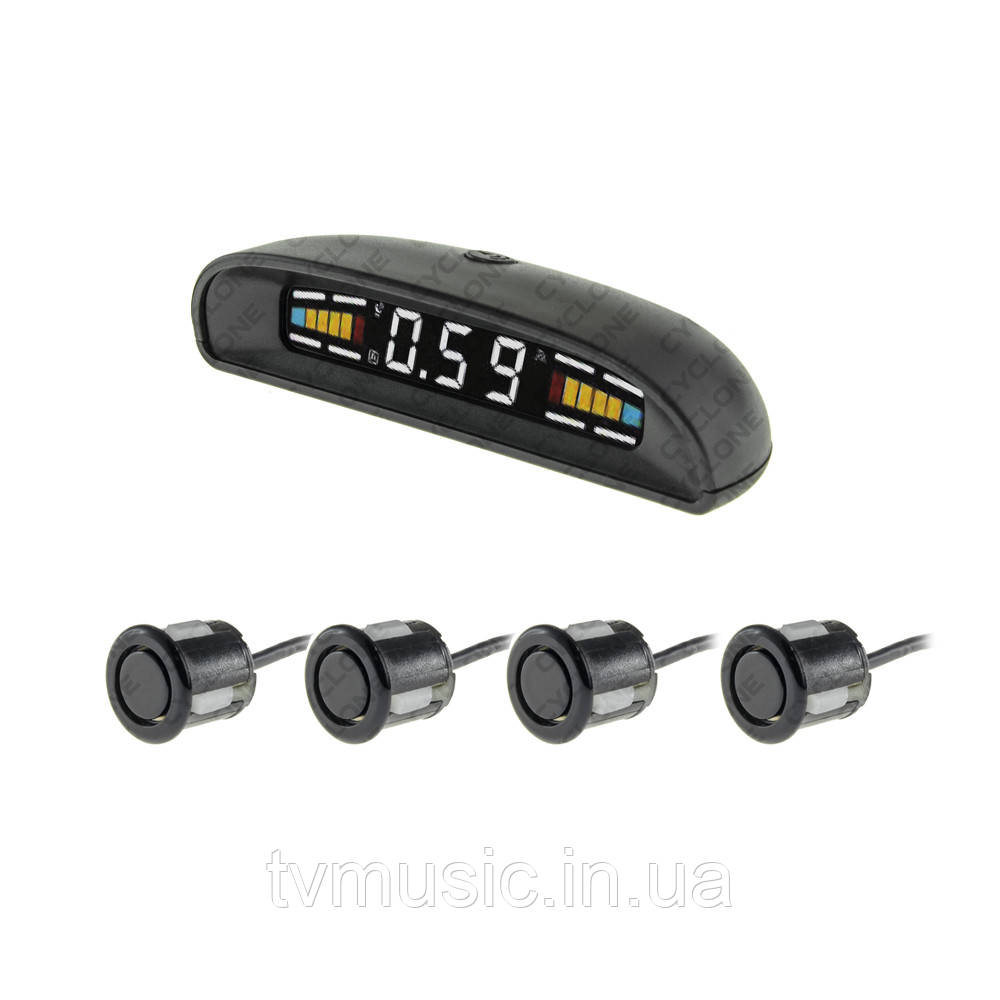 Парктронік CYCLONE SQ-4D Black