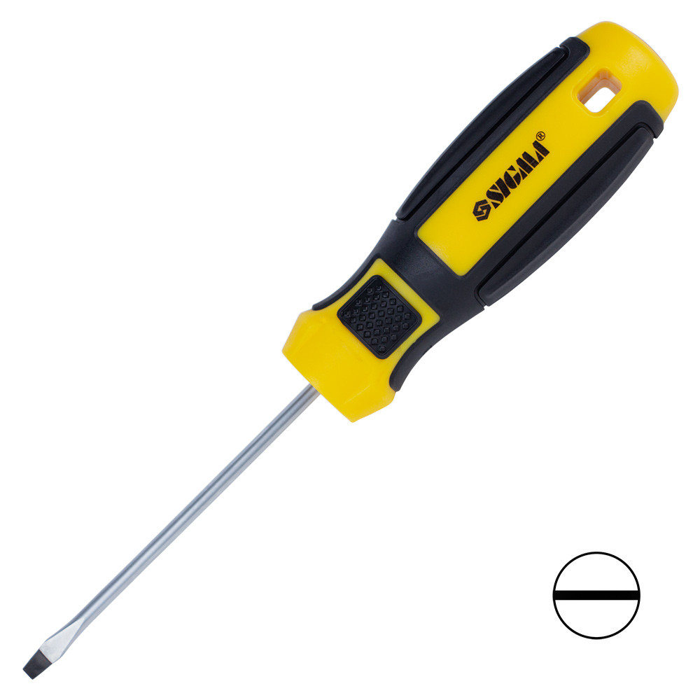 Викрутка шліцьова SL 3.0×75мм CrV Mega Sigma (4009151)