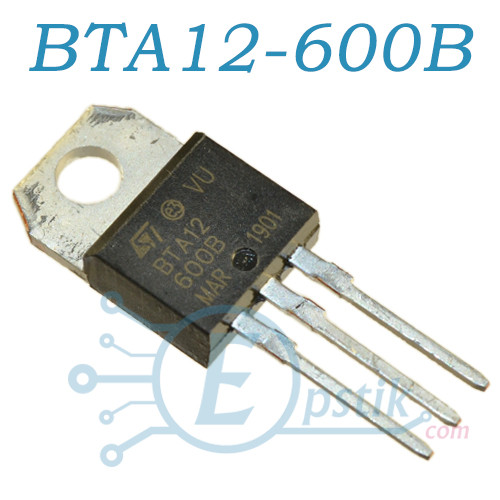 BTA12-600B симістор 12А 600В TO220